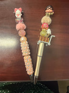 Beaded Custom Pen with Toppers