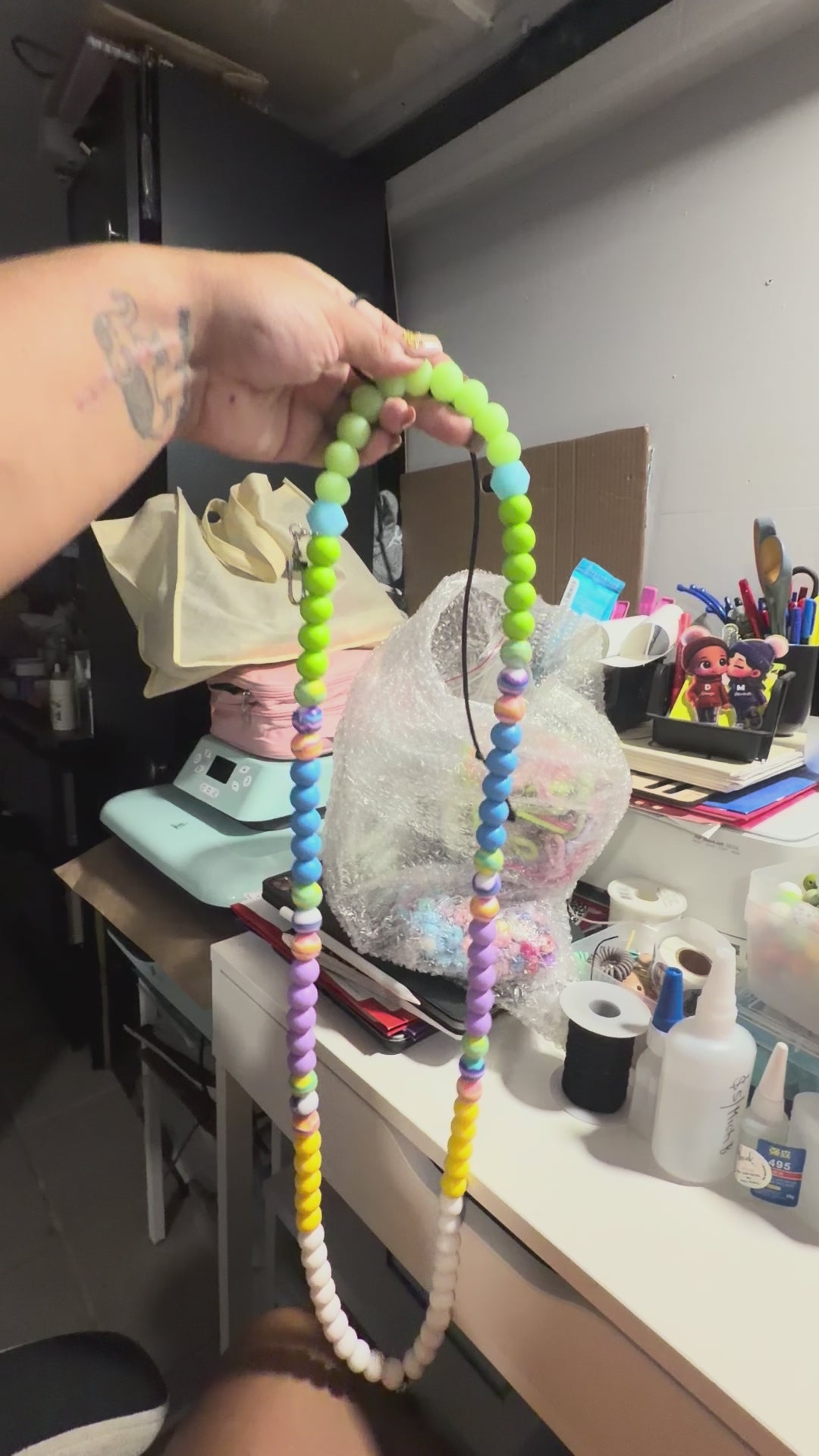 Beaded Crossbody Lanyard/Phone Holder